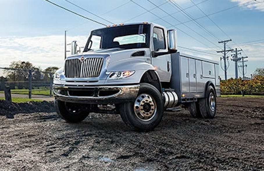 International MV Series Medium Duty Trucks Construction Equipment