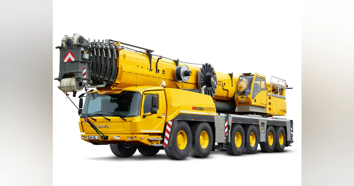 Grove GMK6300L AllTerrain Crane Construction Equipment