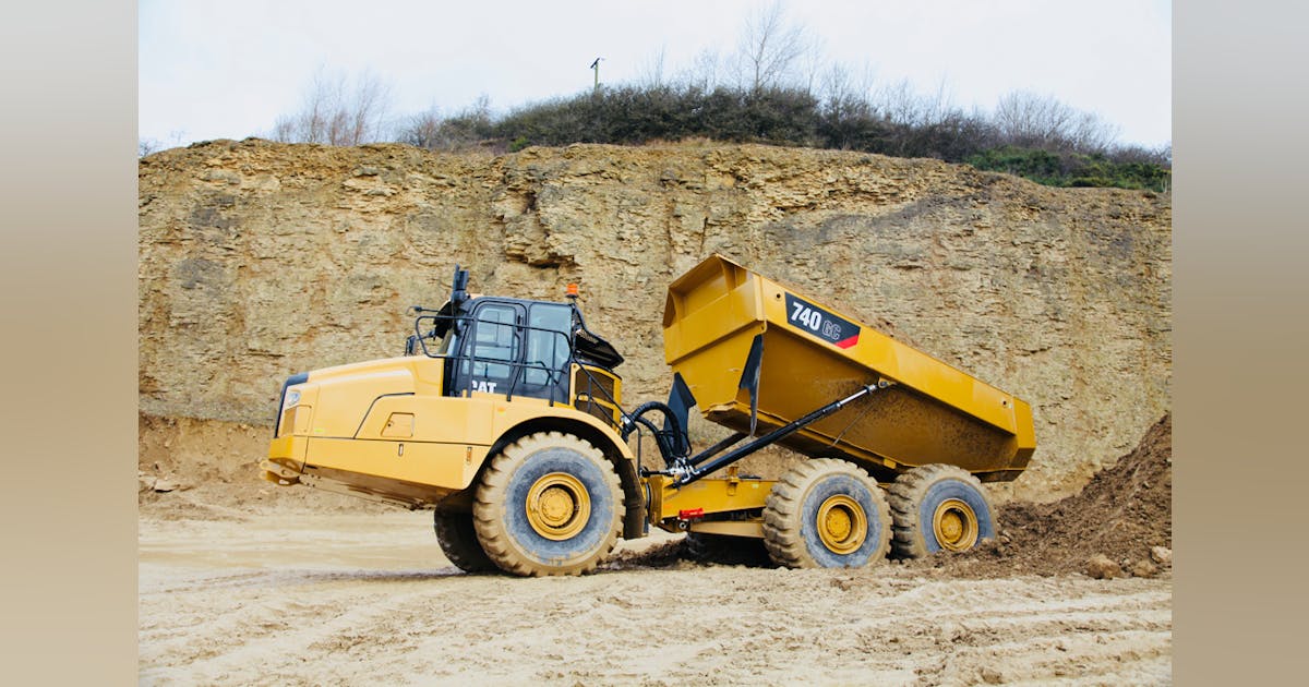 Caterpillar 740 GC Articulated Dump Truck Construction Equipment