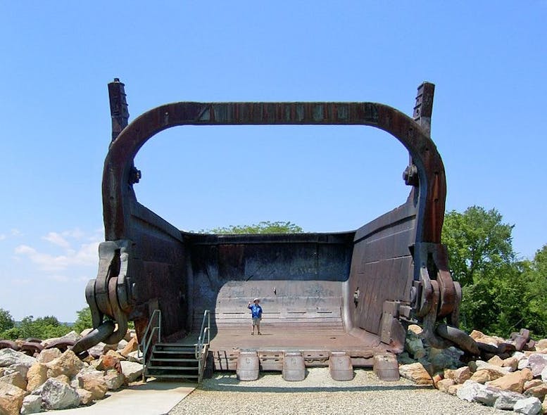 Remains of The World’s Largest Earthmoving Machine Construction Equipment