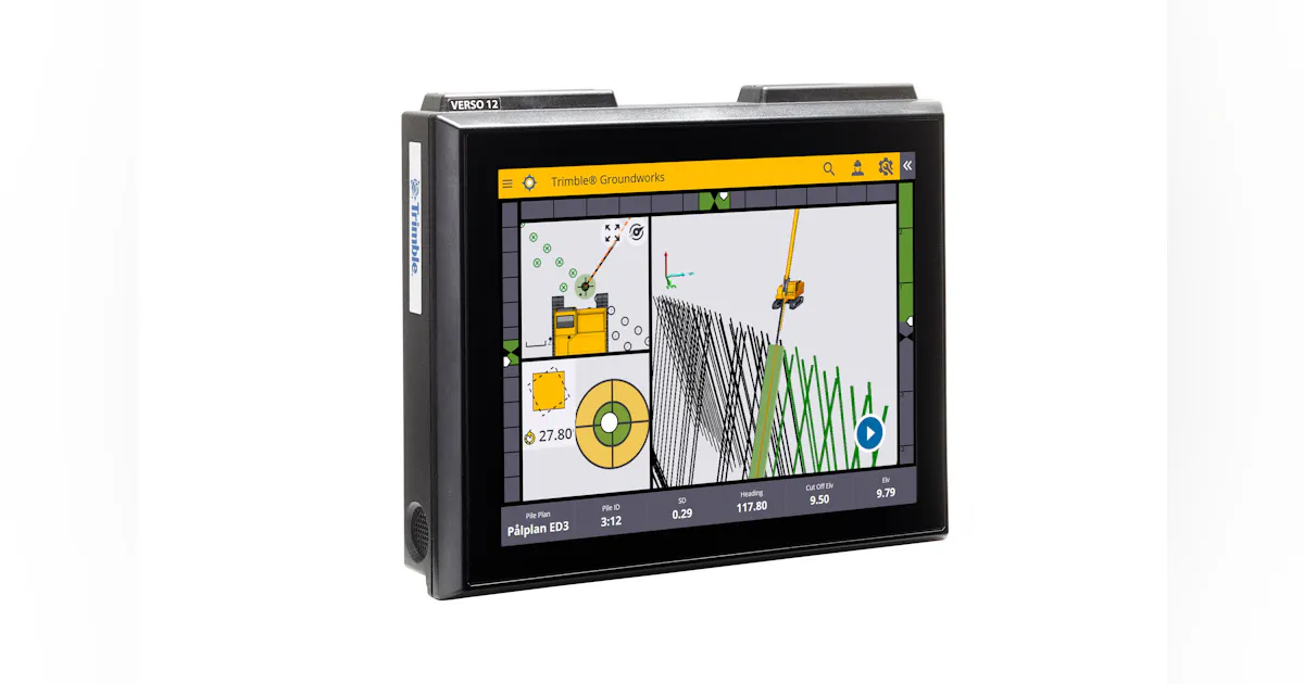 Trimble Groundworks Machine Control System | Construction Equipment