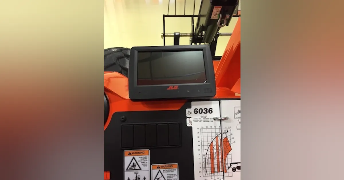 Telehandler Rh Camera Reversing Camera Available for Telehandlers | Construction Equipment