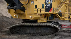 Cat 7495 HF shovel undercarriage