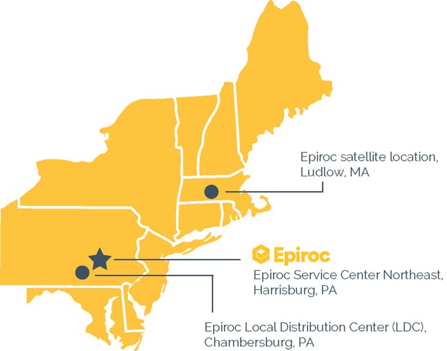 Epiroc-Service-Center-Northeast_Map