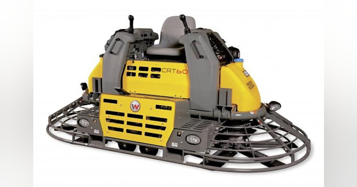 Husqvarna Acquires Wacker Neuson Power Trowel Business