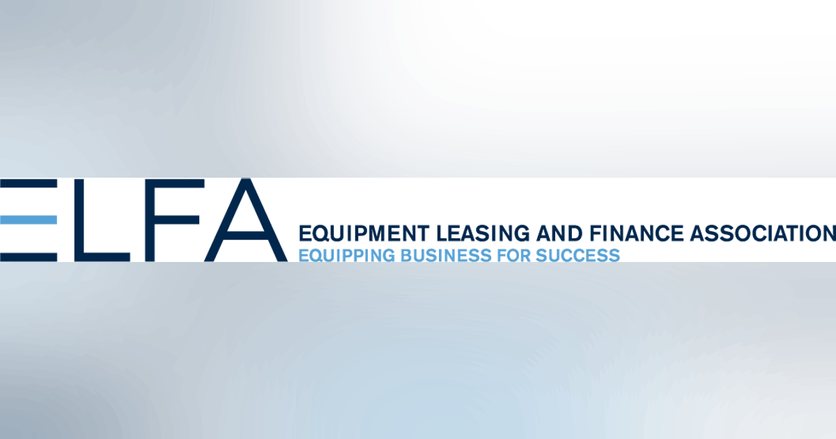 ELFA Index Shows Increase in Capex Financing Construction Equipment