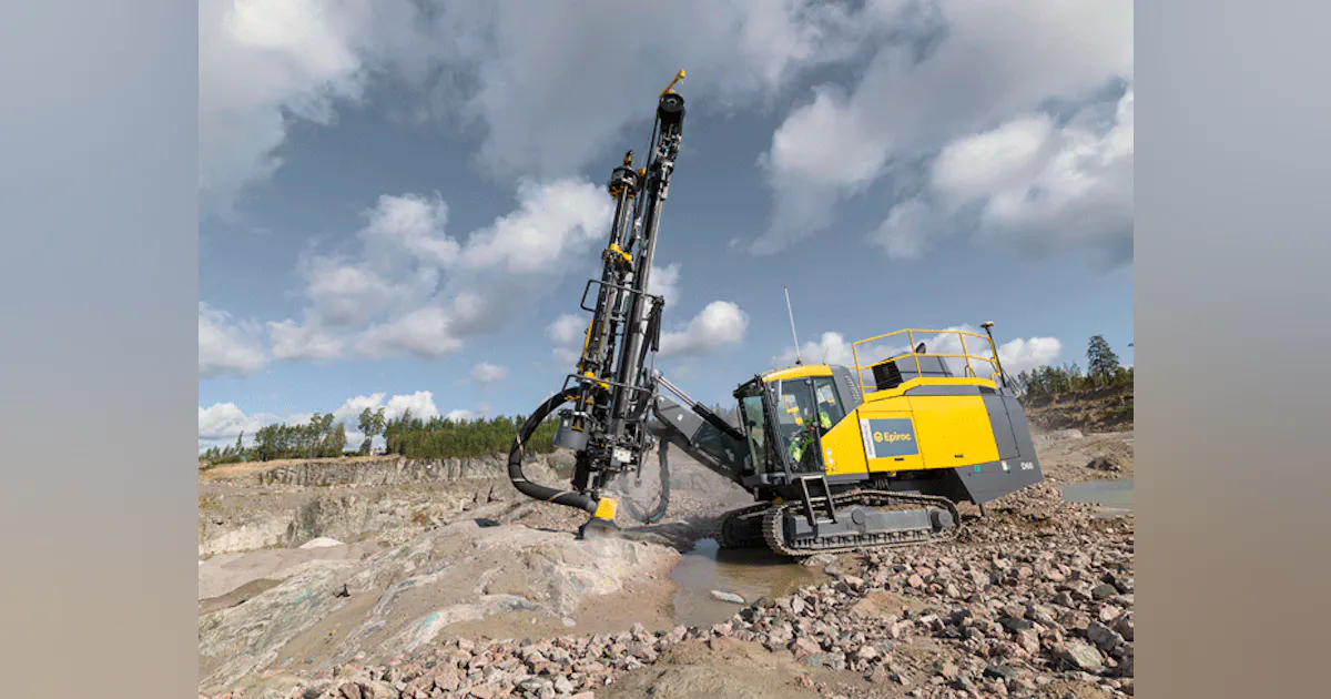 D60 Smart Roc Epiroc SmartROC D60 Update | Construction Equipment