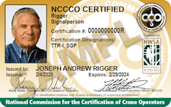 NCCCO NWSA Launch Rigger Certification Construction Equipment