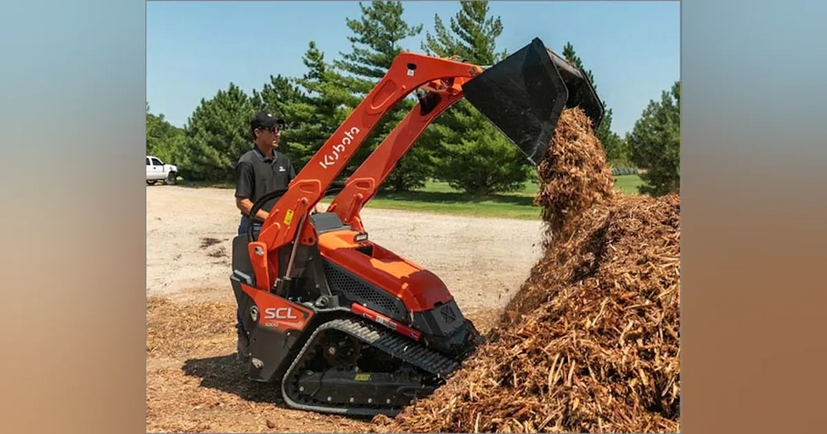 Kubota SCL 1000 Mini, Stand-On Track Skid Steer Loader | Construction ...