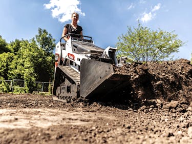 how much does a bobcat track loader weight