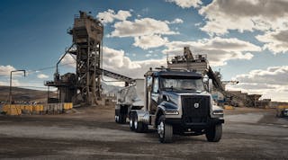 Volvo-VHD-tractor-with-end-dump-trailer