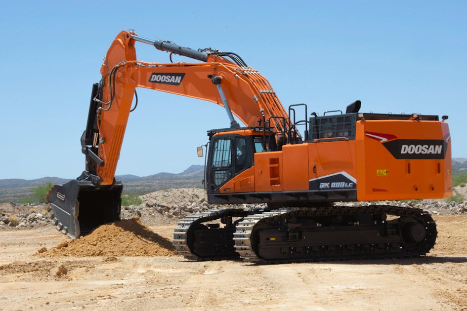 Doosan Adds Largest Excavator, DX800LC-7 | Construction Equipment