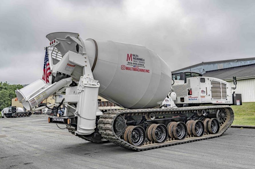 Prinoth and McNeilus Develop Offroad Mixer Construction Equipment