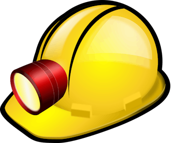 Hard hat shop lights and clips