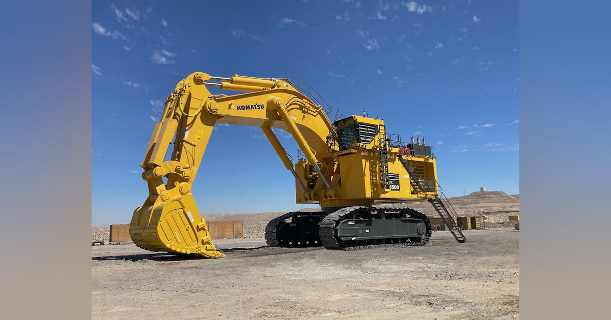 Komatsu Pc5500 11 Excavator Construction Equipment Komatsu Pc5500 11 Excavator Construction Equipment