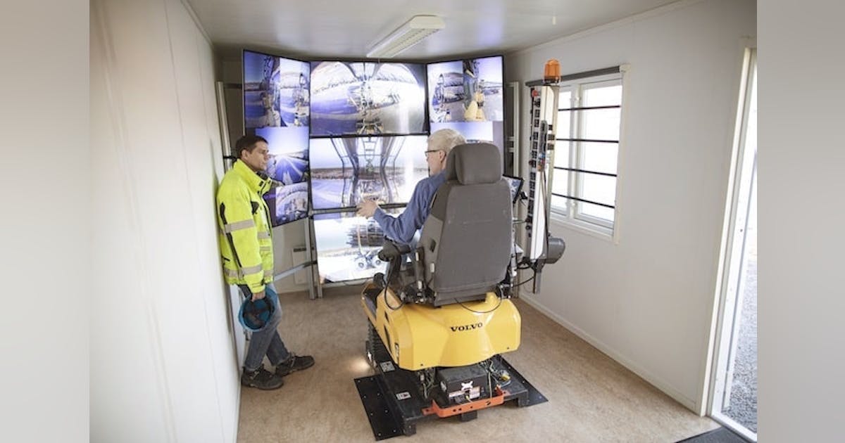Volvo Puts 5G to Test with Remote Control Loader | Construction Equipment