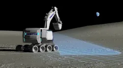 Komatsu on the moon