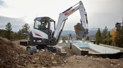 Bobcat-excavator