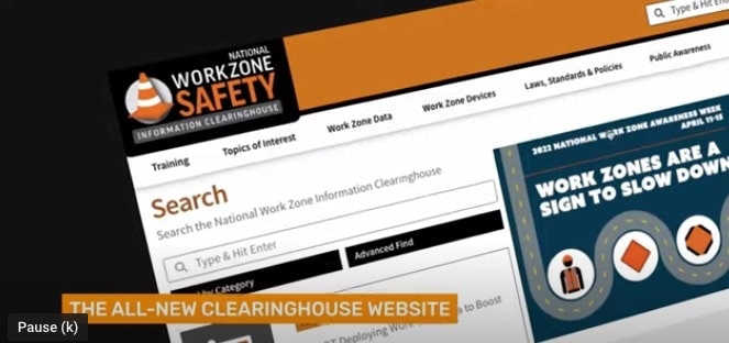 ARTBA, FHWA Open Work Zone Safety Site Construction Equipment