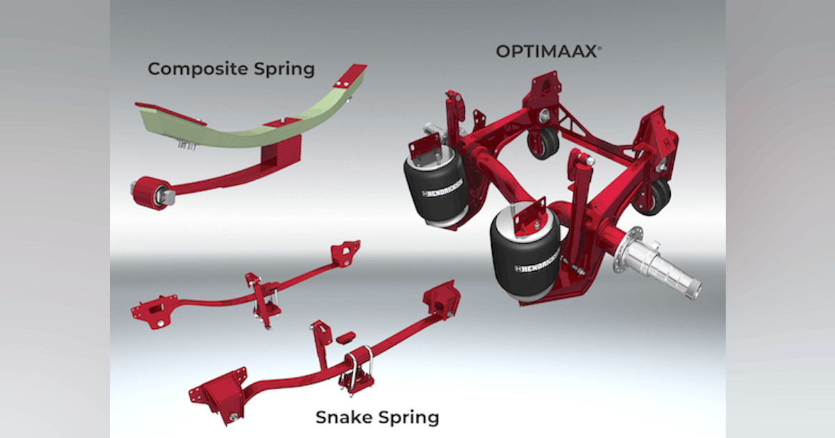Hendrickson Truck Suspensions for EVs Construction Equipment