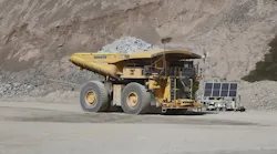 Komatsu autonomous haul truck