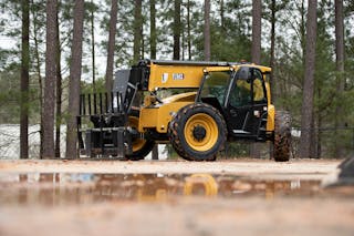 The Caterpillar TL1255 telehandler is built on the qualities of its D Series predecessor with a Cat C3.6L engine.