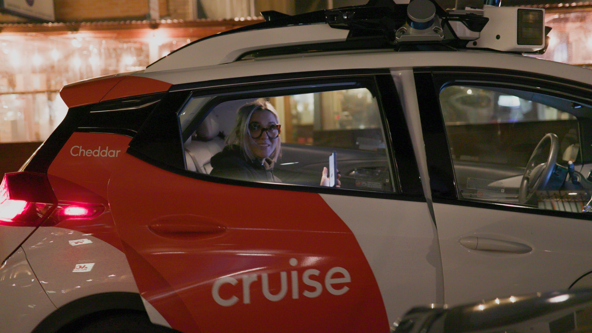 A Cruise driverless vehicle.