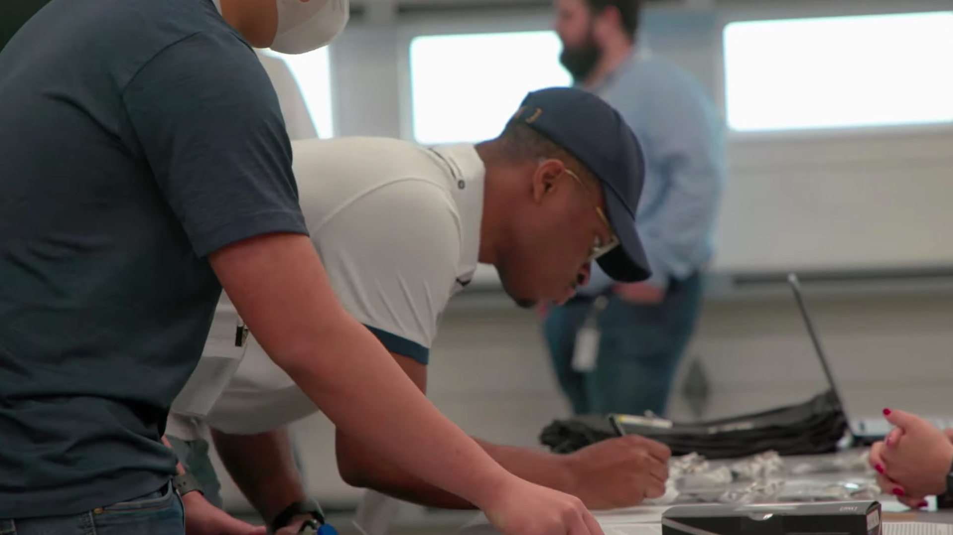 Screen capture from the John Deere video.