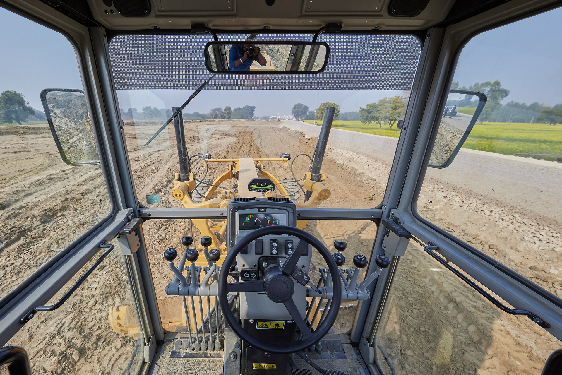 In addition to tech improvements, grader manufacturers have greatly improved visibility to the blade and the sides of the machine.