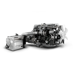 Navistar&rsquo;s S13 Integrated Powertrain includes a 12.7-liter S13 diesel with an advanced aftertreatment system and a 14-speed T14 automated manual transmission. Aftertreatment uses more DEF dosing and engine will rely on much less EGR. The powertrain will first be used in updated LT and RH tractors next summer and later in vocational trucks.