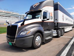 A 515-horsepower, 1,850-lb.-ft. rating of International’s S13 diesel and T14 automated transmission, like that in this LT daycab tractor, will be among vocational offerings. A 515-horsepower, 1,850-lb.-ft. rating of International’s S13 diesel and T14 automated transmission, like that in this LT daycab tractor, will be among vocational offerings.