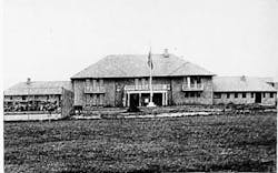 The original clubhouse for the Lido Golf Course in New York, circa 1927. The original clubhouse for the Lido Golf Course in New York, circa 1927.