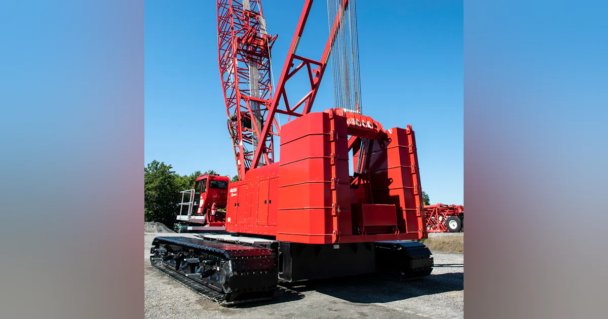 Manitowoc MLC250 Crawler Crane Construction Equipment