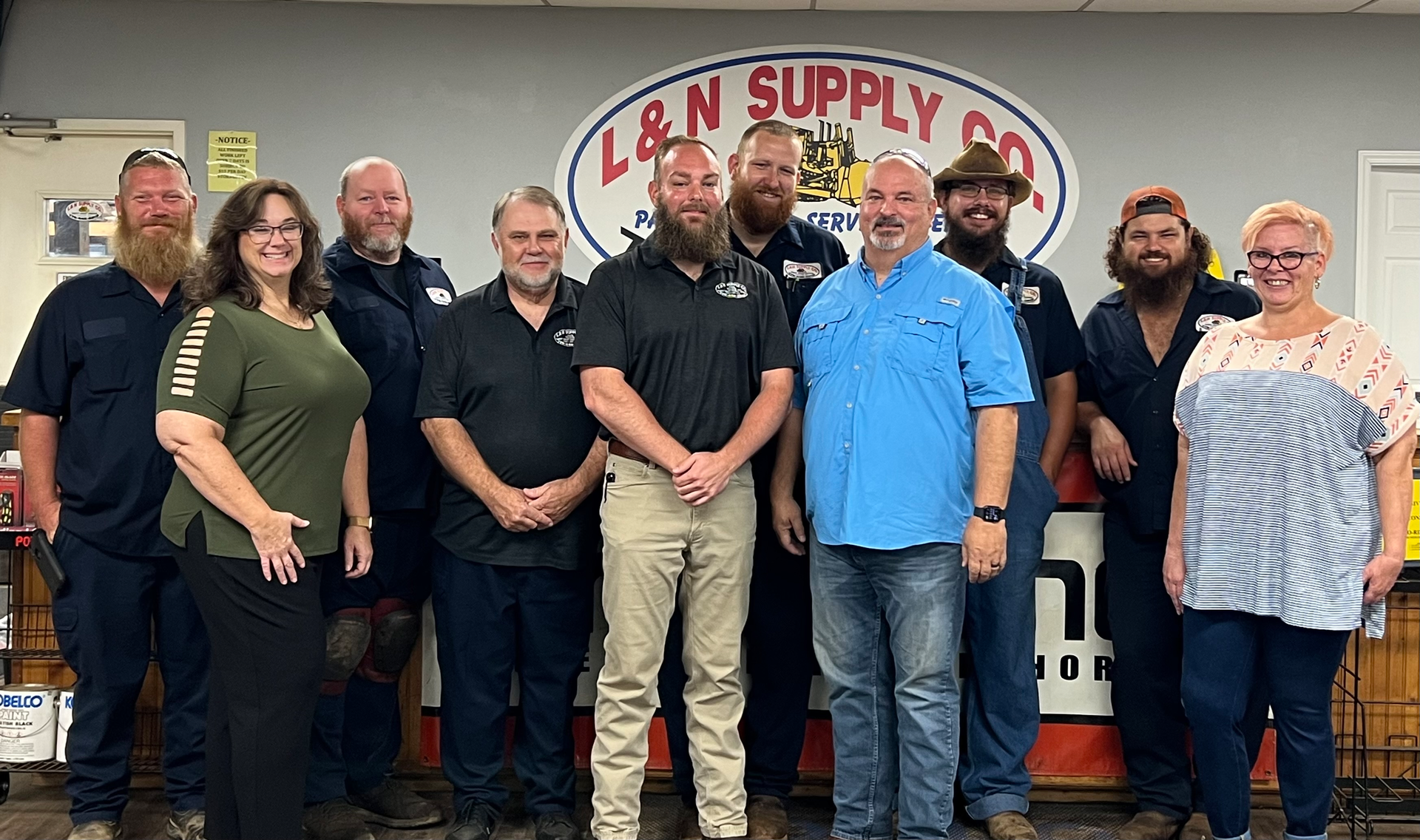 L & N Supply staff.