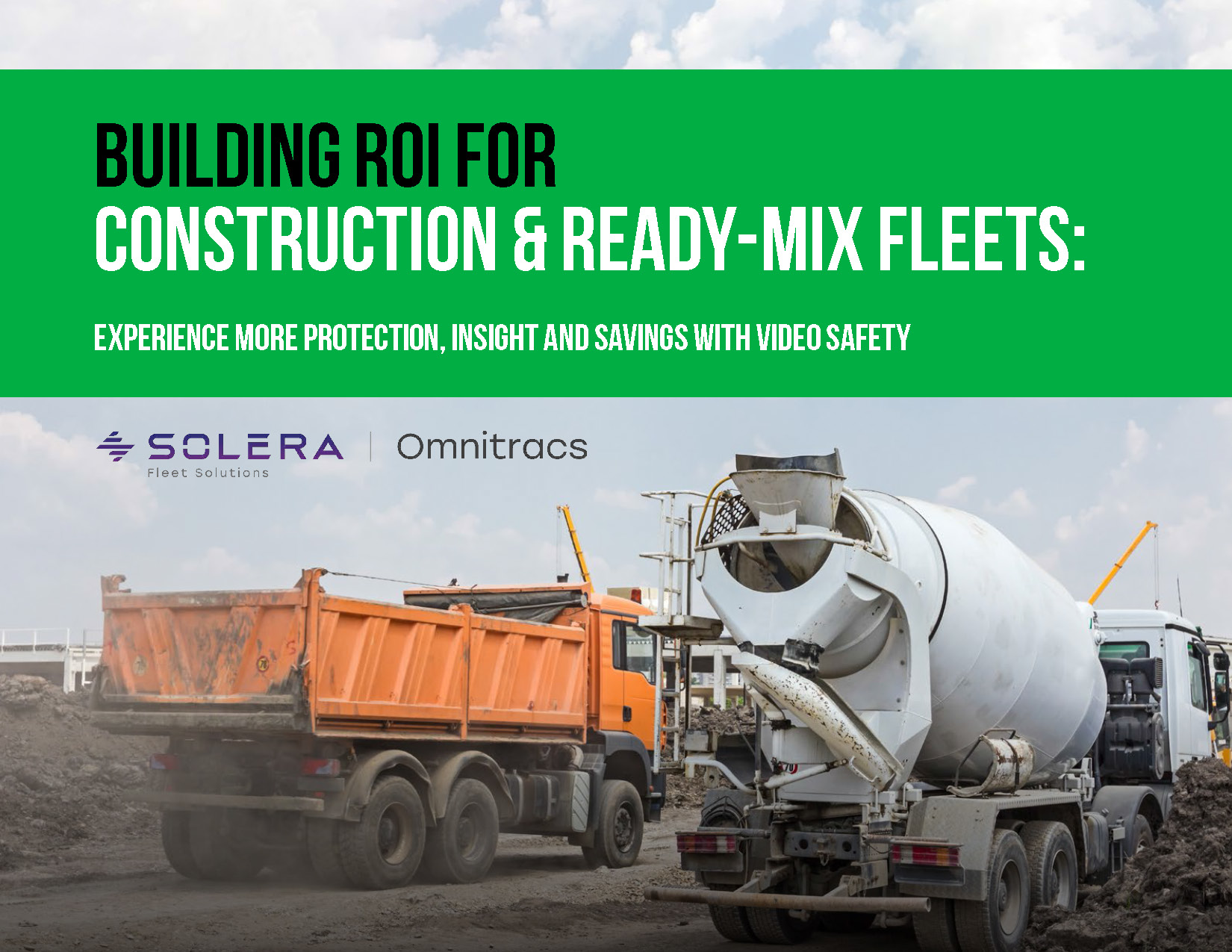 Building ROI for Construction & ReadyMix Fleets Construction Equipment