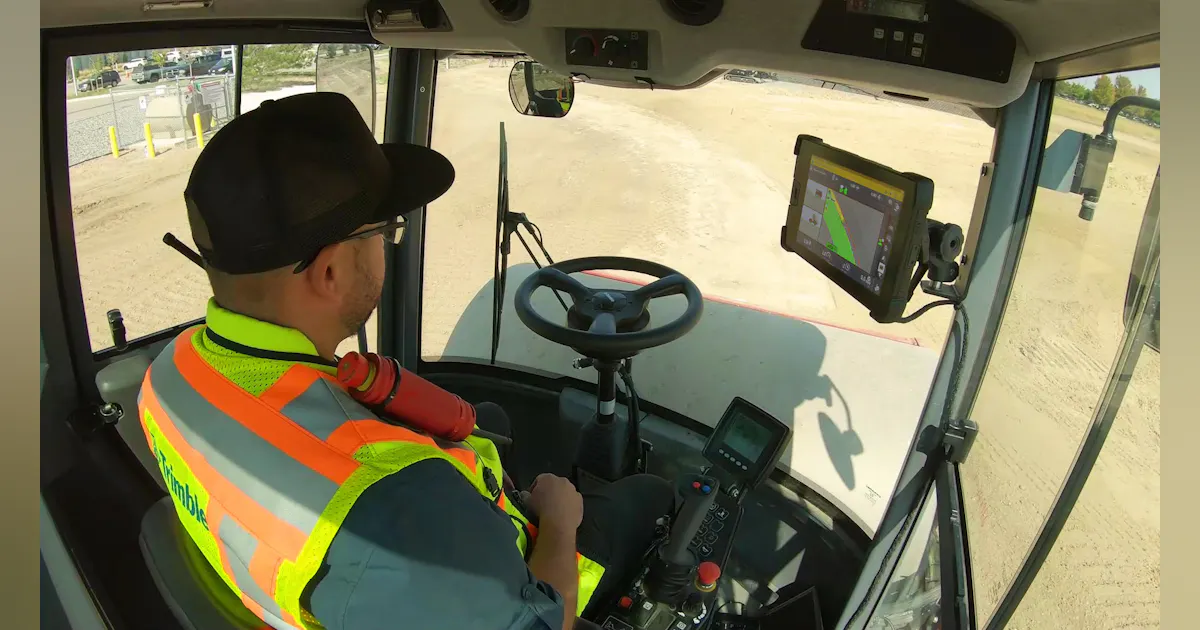 Horizontal Compactor Control Panel Trimble Earthworks Horizontal Steering Control for Soil Compactors ...