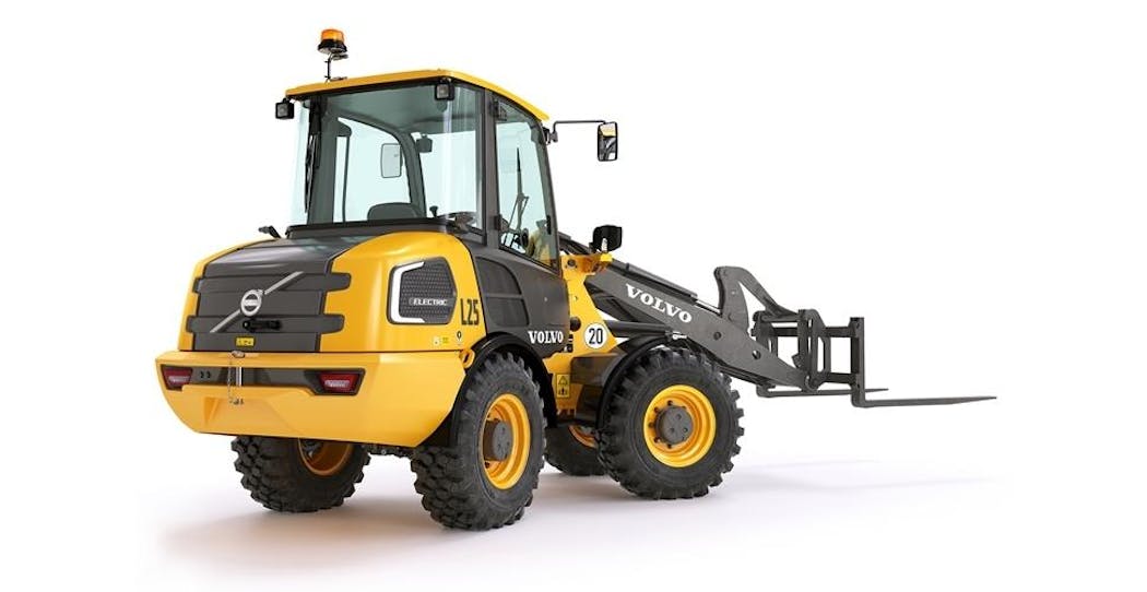 Volvo Electric Loader is Upgraded Construction Equipment