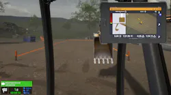 Excavator + Trimble