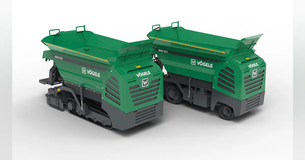 Vögele to Debut Mini Pavers at Bauma | Construction Equipment