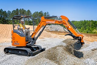 Hitachi ZX26U-5N Excavator | Construction Equipment