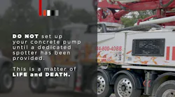 ACPA's job site safety campaign focuses on ASME B30.27, the safety standard for material placement systems.