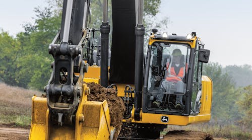 John Deere is &apos;Performance Tiering&apos; its excavators. &apos;X&apos; denotes the highest technology offering, &apos;P&apos; is for high production with advanced features, and &apos;G&apos; is &apos;practically equipped&apos; for light- to medium-duty tasks.