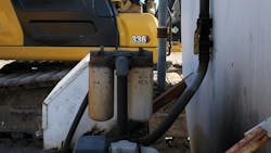 Dual-stage filters mounted between the fuel tank and the dispensing hose help ensure that fuel is filtered at delivery. Dual-stage filters mounted between the fuel tank and the dispensing hose help ensure that fuel is filtered at delivery.