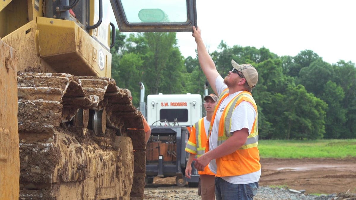 Laurel Ridge owns no equipment, so hands-on operation and training occurs when contractors offer access to their fleets.