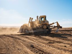2012 Caterpillar D10T Dozer retrofitted with the Teleo kit on top at Teichert’s site in Tracy, California. 2012 Caterpillar D10T Dozer retrofitted with the Teleo kit on top at Teichert’s site in Tracy, California.
