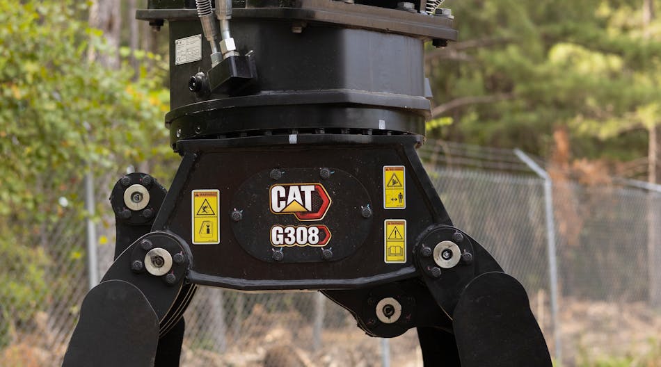 Cat G308 grapple.