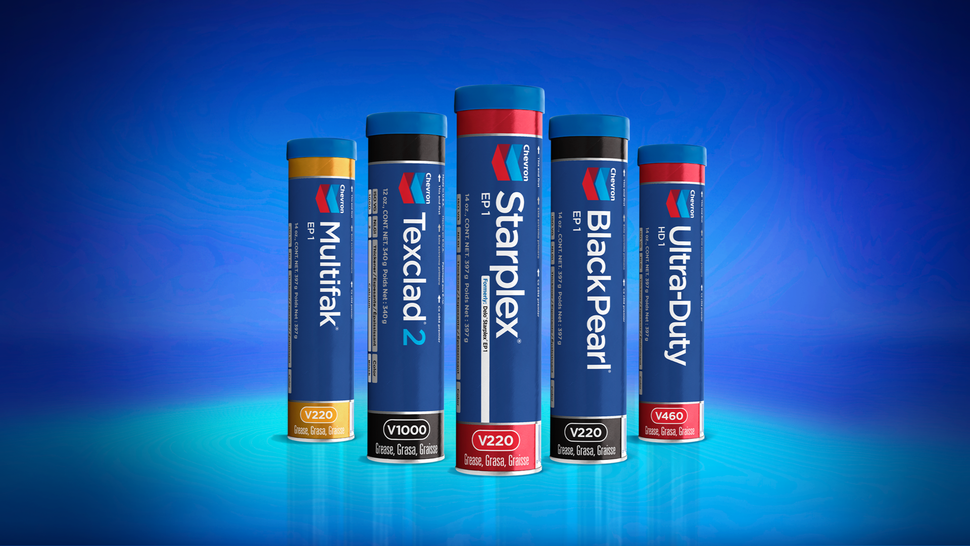 Chevron Grease Lineup