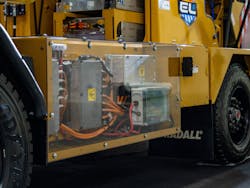 Gradall Electric Excavator Close Up Gradall Electric Excavator Close Up