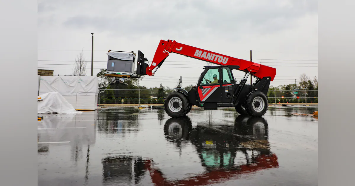 Manotti Telehandler Manitou Telehandlers Simplify Access for Both Operator and Service ...