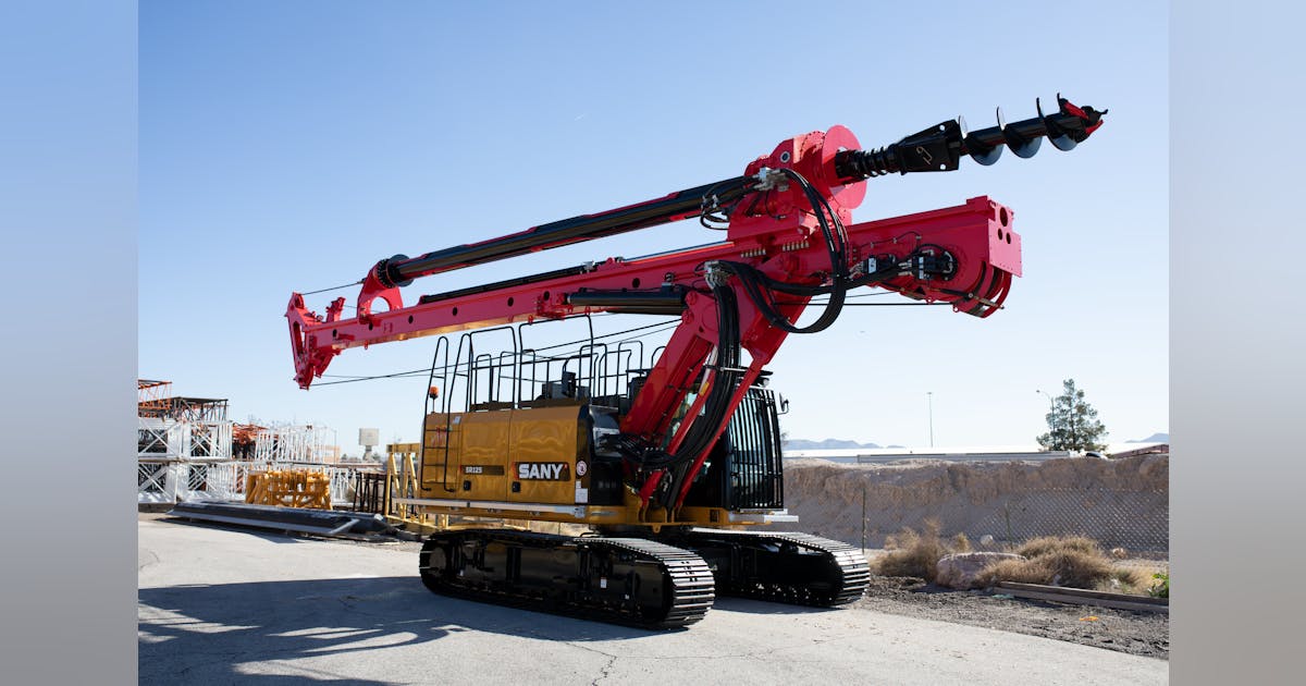 SANY SR125MV Drill Rig | Construction Equipment